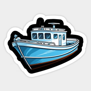 Boat lover design Sticker